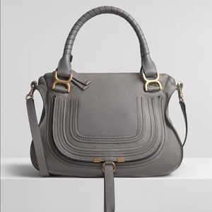 Chloe Marcie Handbag in Cashmere Grey